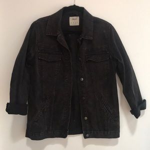 Primark black boyfriend denim jacket